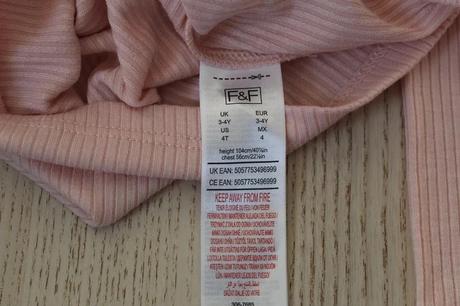 Tričko vel. 3 - 4 roky, f&f,104