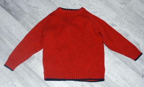 Vánoční bavlněný svetr vel. 1,5-2 roky, 92