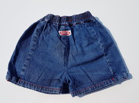 D16 dívčí riflová sukně s kraťasy vel. 86-92, 86