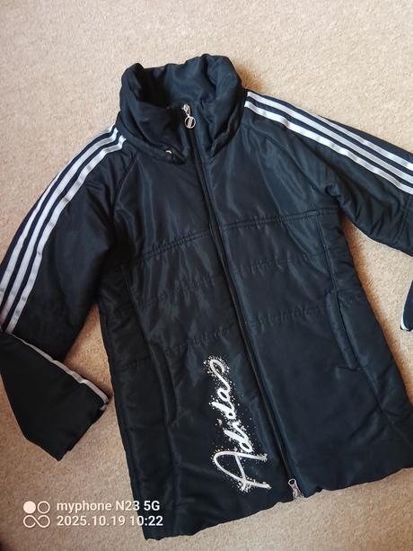 Bunda delší zn."adidas" vel."140", adidas,140
