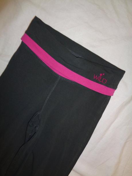 Luxusní šedorůžové elastické tepláky-vysoký pas, 128