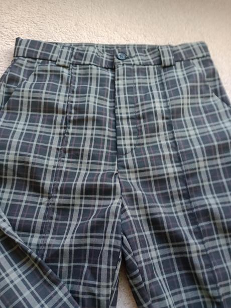 Kostkované kalhoty, h&m,158