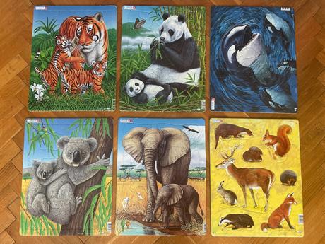 Puzzle - více druhů, krásné, kvalitní a top stav,