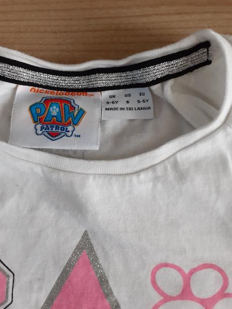 Tríčko paw patrol, f&f,116