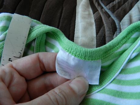 Tričko krátký rukáv proužky, ergee,92