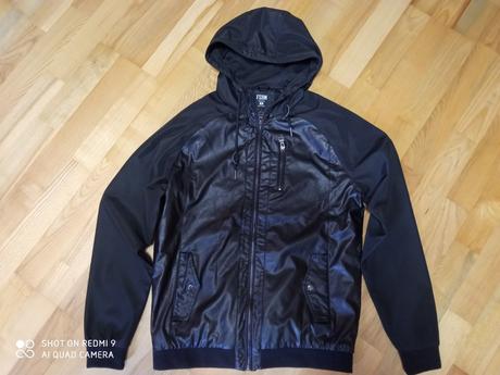 Koženkovosoftová bunda, fishbone,m