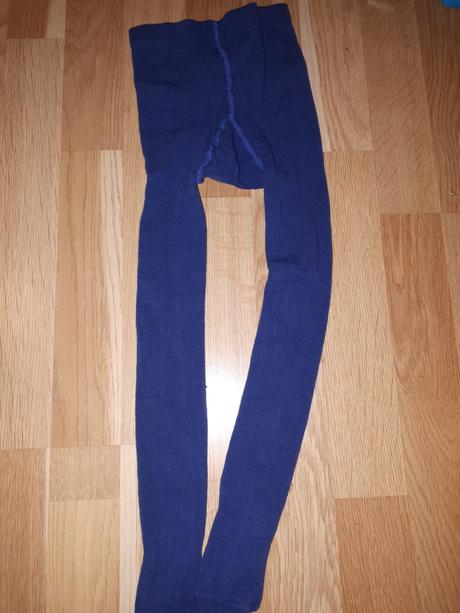 Modré punčocháče 98, h&m,104