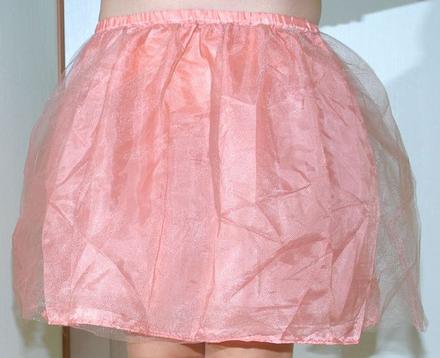 Tylová sukýnka s podšívkou, 140
