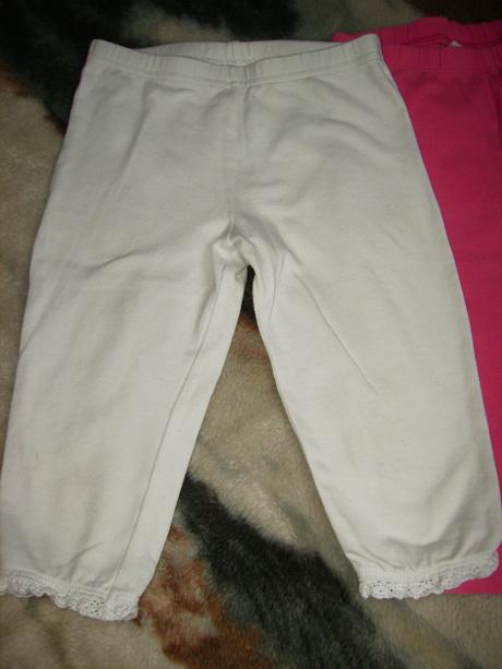 Leginky bílé - vel.74/80 (9-12 měsíců), f&f,74