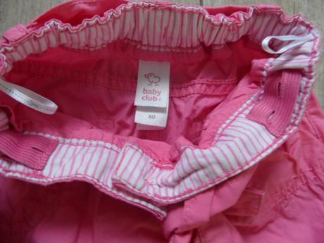 Letní kalhoty 80-86, c&a,80