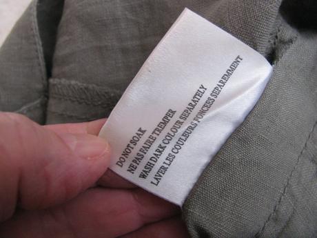 Dámské lněné tenké kapri kalhoty/tříčtvrťáky, 38