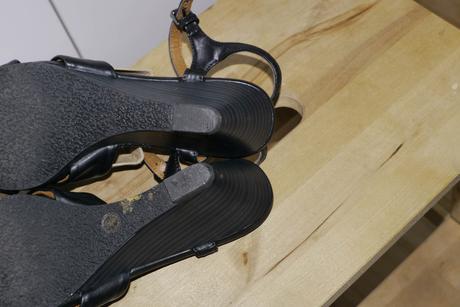 Dorothy perkins sandaly cerne na klinku 36-37, 37