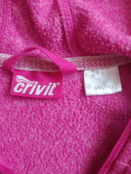 Fleece mikina vel. 134/140, crivit,134