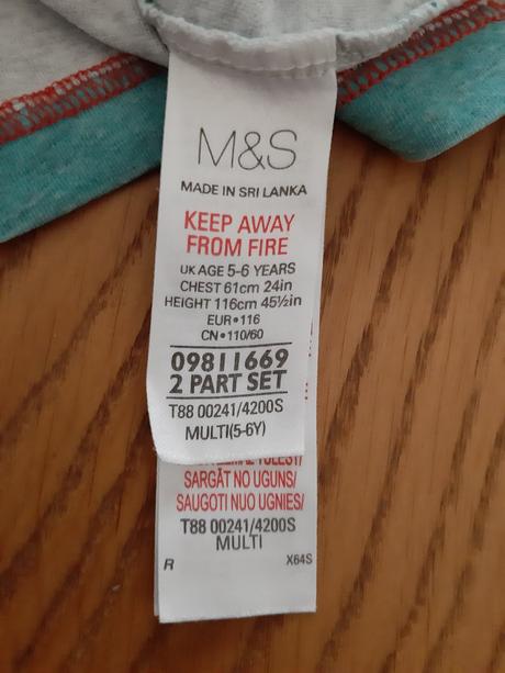 M&s triko želvička 116, marks & spencer,116