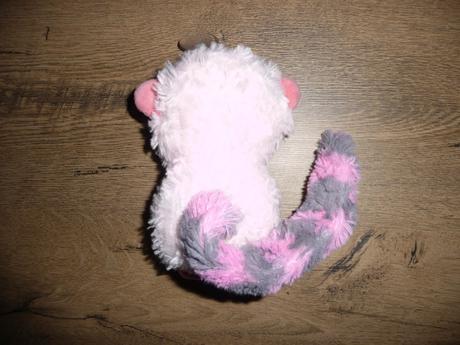 Plyšové zvířátko růžové velké oči 17 cm, 