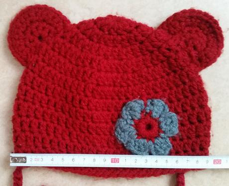 Zimní pletená čepice, čepička, vel.2-3roky, 92