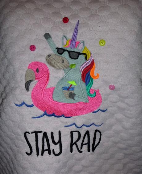 Mikina super jednorožcová - vel.l, l