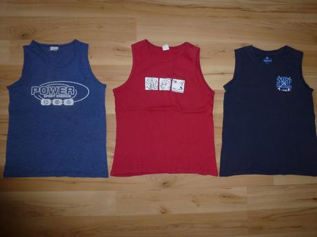 Letní nátělníky, vel.134/140, 134