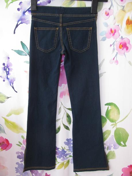 Tenké strečové džínové modré kalhoty h&m, h&m,140