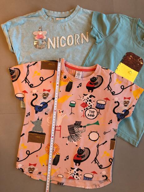 3trička next,lindex unicorn flitry 110-116 5-6let, next,116