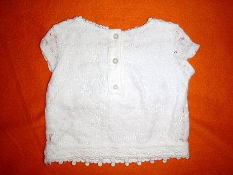 Nádherná sněhově bílá krajková blůzka od nextu, next,68