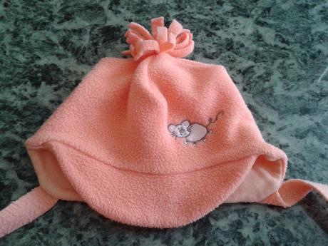 Set čepice rukavice dráče flís obvod 38-40, 62