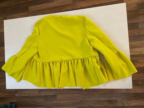 Nové volánek sako ve výrazné barvě, vel m, topshop, topshop,m