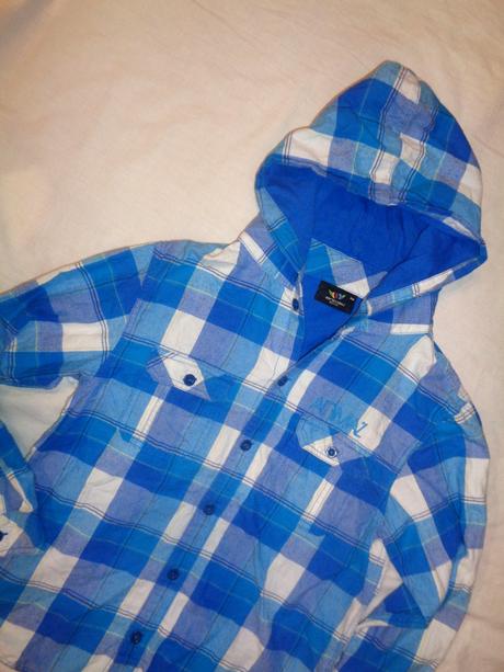 Krásná káro tyrkysovomodrá košile, animal,152