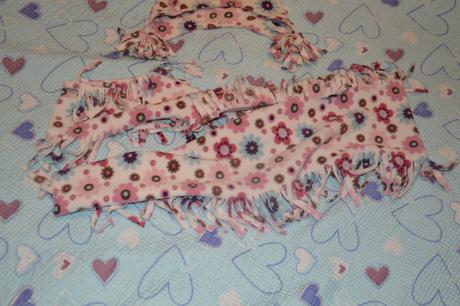 122 128 fleesová čepice ušatka, šála, m&co,122