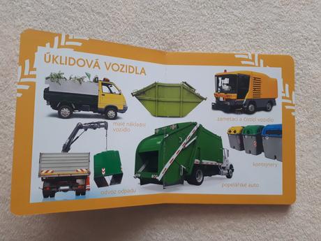 Knížka pro děti - děti poznávají - auta,