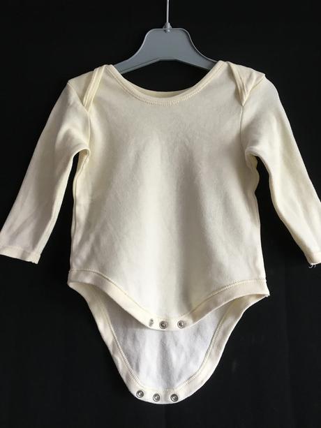 Vel. 68 žluté bodýčko s dlouhým rukávem, 68