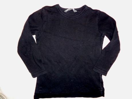 Černé bavlněné tričko 98/104, 98