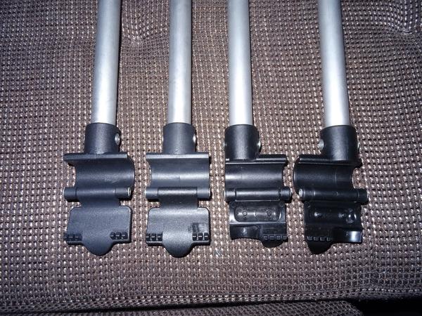 Easywalker, kompatibilita s upevňovacími tyčemi ke korbám