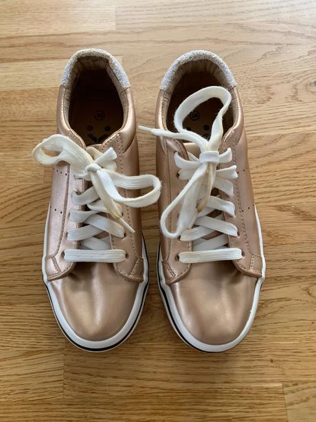 Boty & tenisky růžovo-zlaté u&me vel.36, 36