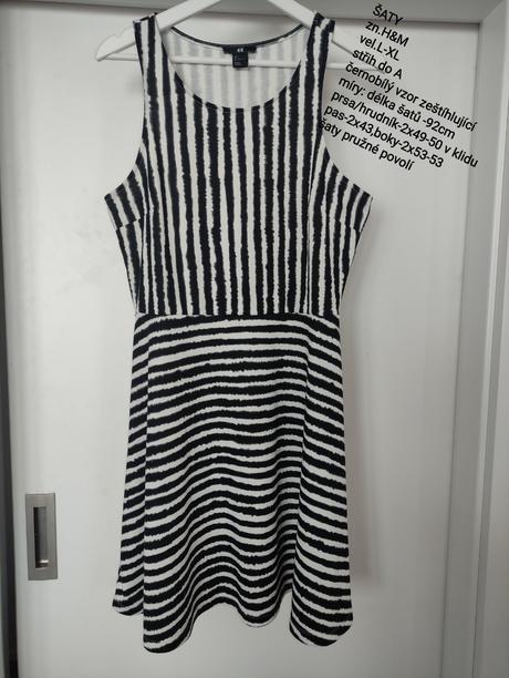Šaty - zn.h&m,vel.l-xl, h&m,l