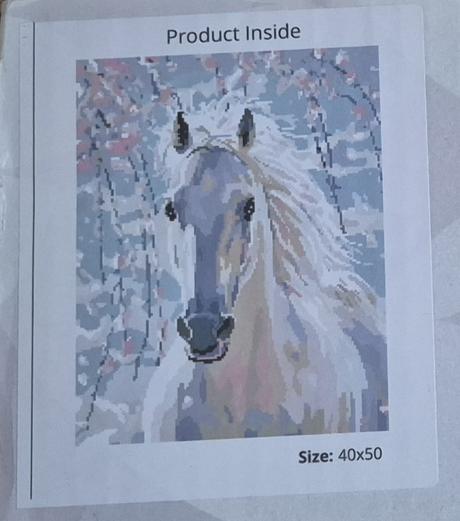 Diamantový obrázek- kůň, 