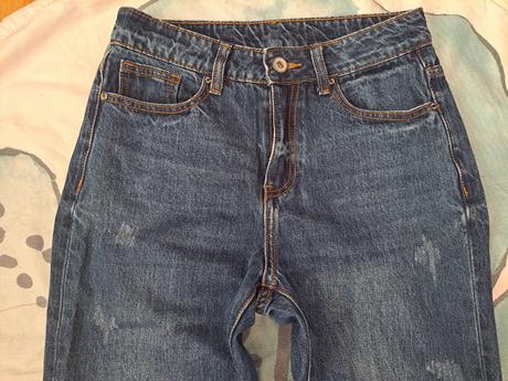 Trhané džíny, denim,s