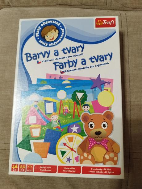 Skládačka barvy a tvary,