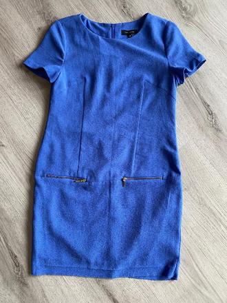 Krásné modré šaty zn.new look vel.36/s, new look,36