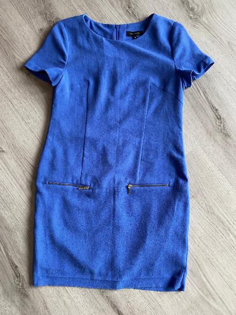 Krásné modré šaty zn.new look vel.36/s, new look,36