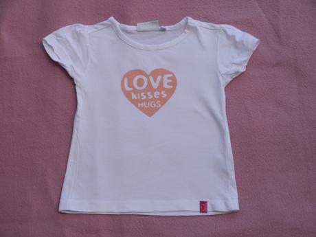 Bile triko se srdickem, kids,98