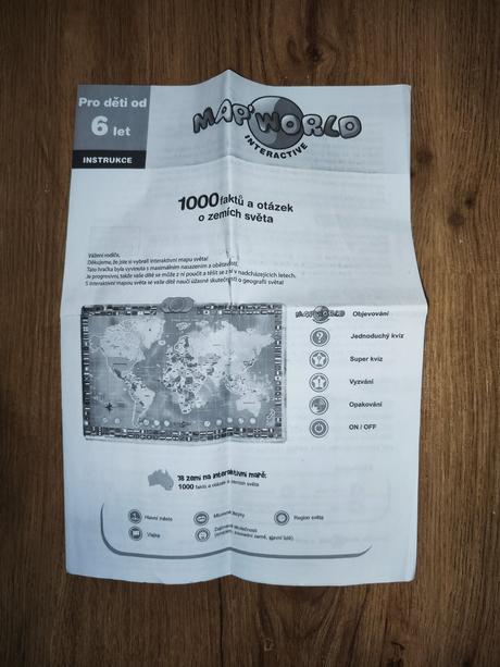 Interaktivní mapa světa, 