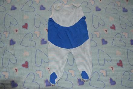 Dupačky s proužky, bavlněné, 62