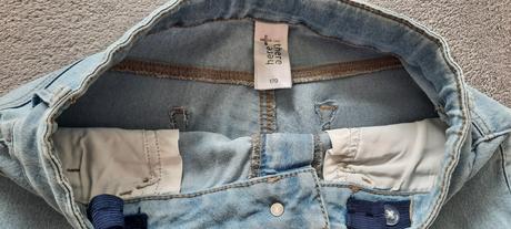 Džíny h&m s regulací pasu, h&m,170