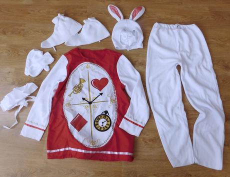 Pánský kostým bílý králík vel.m/l,