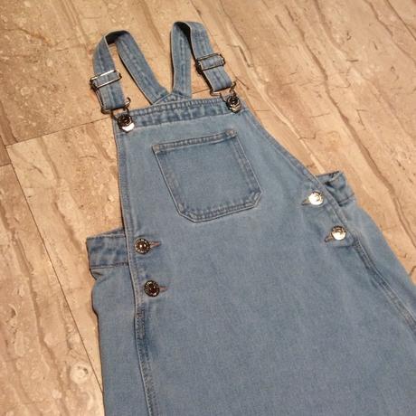 Riflová šatovka/sukně s laclem, matalan,116