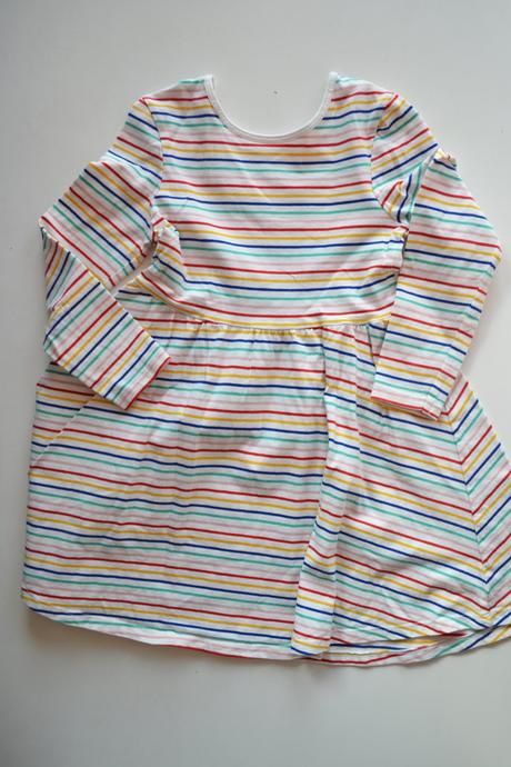 Proužkované šatičky 2ks, marks & spencer,110