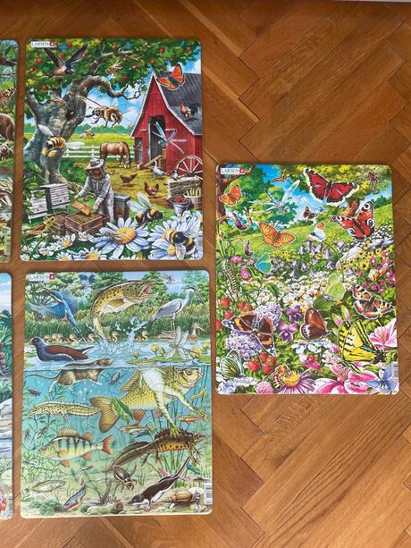 Puzzle - více druhů, krásné, kvalitní a top stav,