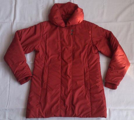 Dámská jarní tříčtvrteční bunda, cihlová, vel.l, l