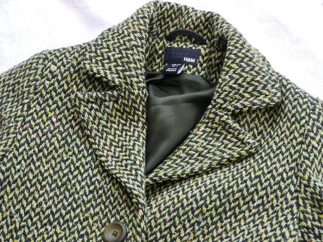 Zeleny kabatek, h&m,34